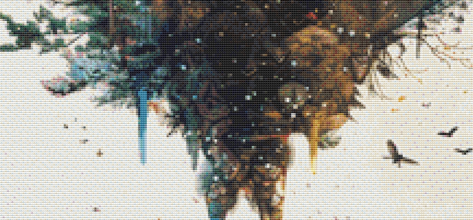 Glass Globe-Serenity cross stitch pattern by The Art Revivalist