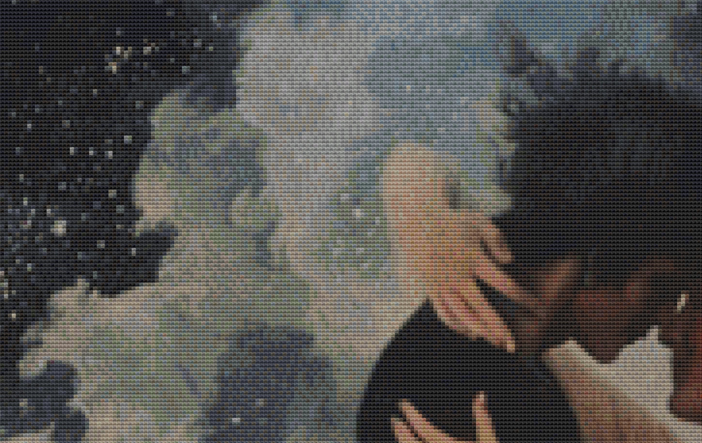Celestial Romance cross stitch pattern by The Art Revivalist