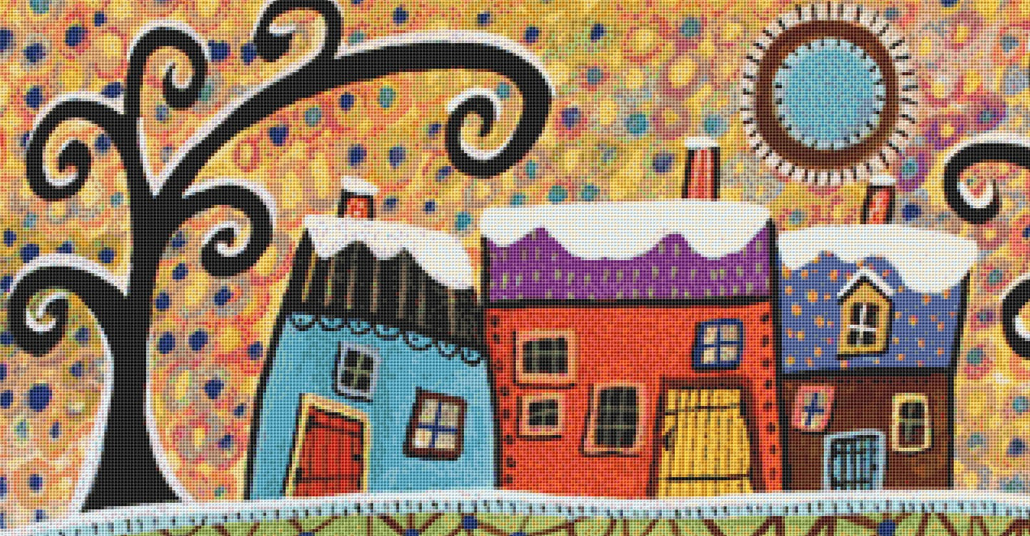 Snow Dusting cross stitch pattern by Karla Gerard