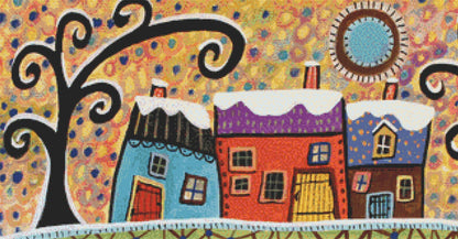 Snow Dusting cross stitch pattern by Karla Gerard