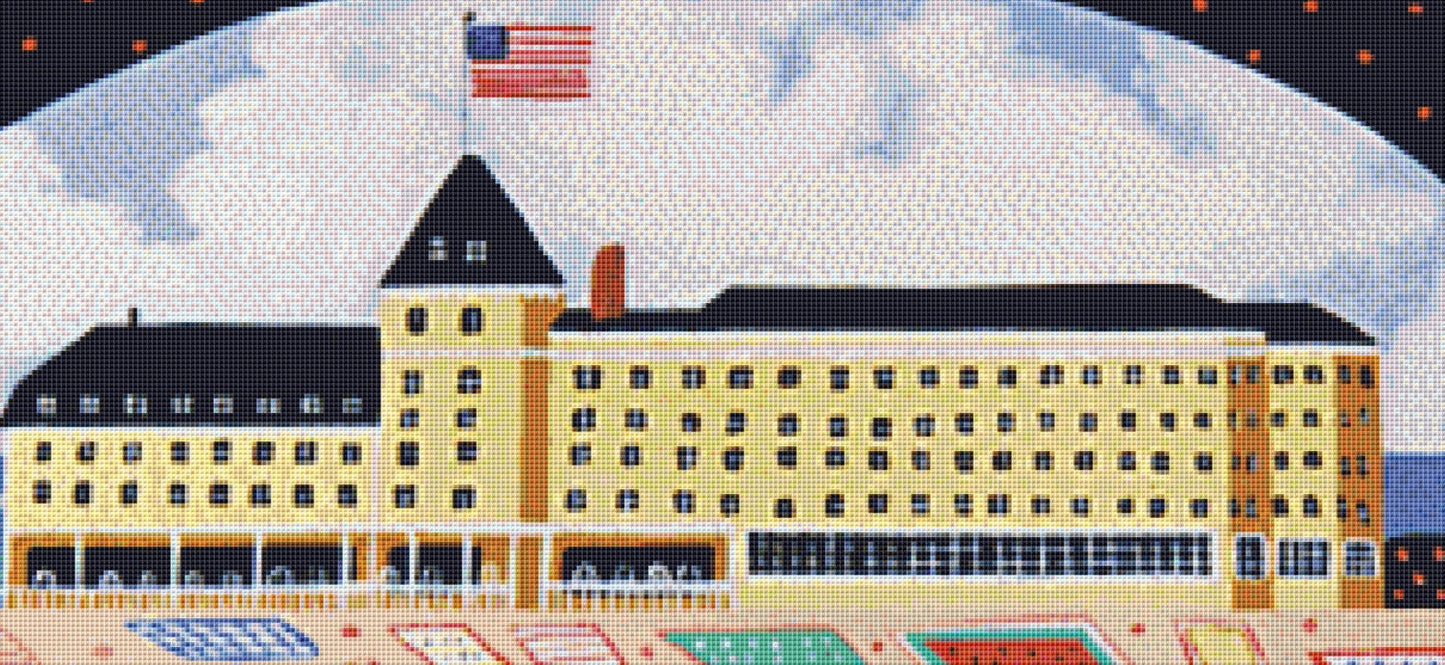 Fun at the Ocean House cross stitch pattern by Patrick Gauthier