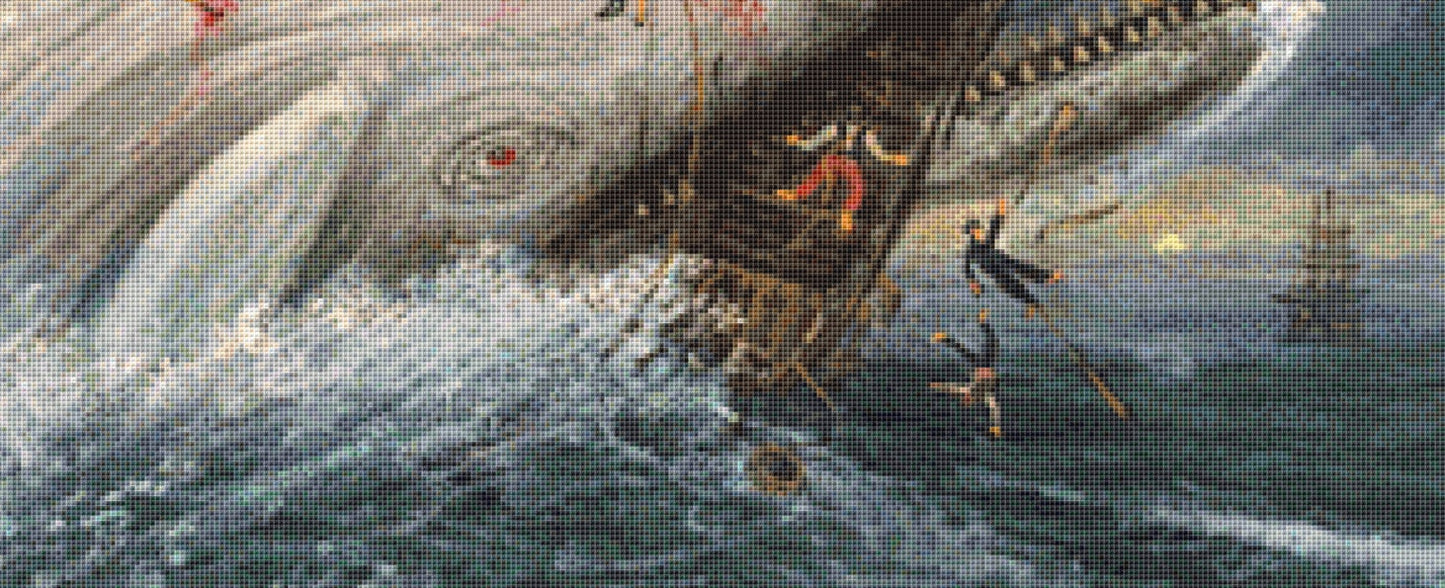 Moby Dick cross stitch pattern by Patrick Gauthier