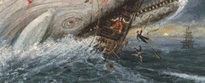 Moby Dick cross stitch pattern by Patrick Gauthier