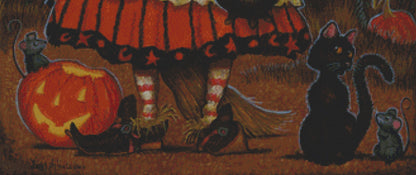 Ready for All Hallow's Eve (Max Colors) cross stitch pattern by Joseph Holodook/Porterfields Fine Art Licensing