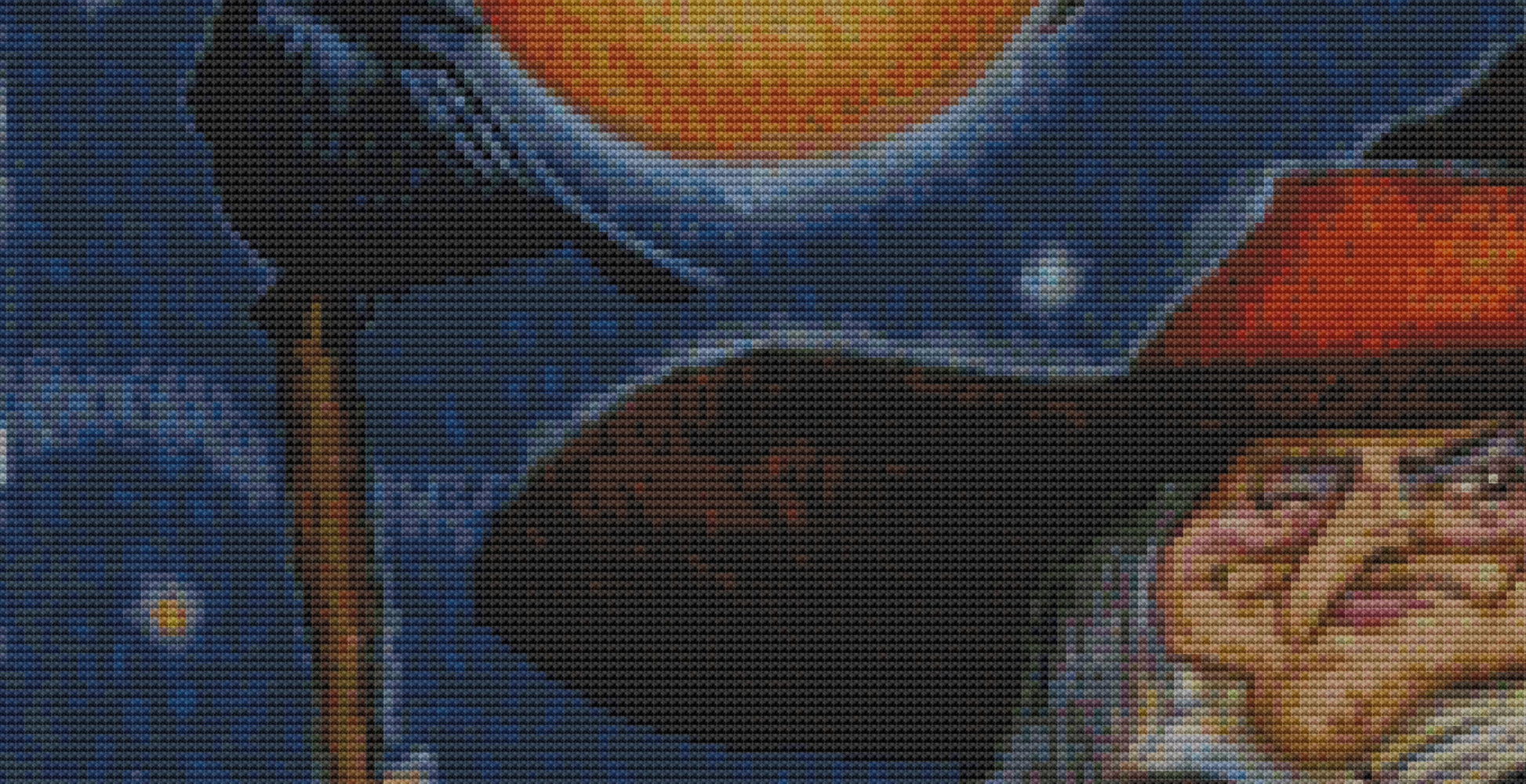 Ready for All Hallow's Eve (Max Colors) cross stitch pattern by Joseph Holodook/Porterfields Fine Art Licensing