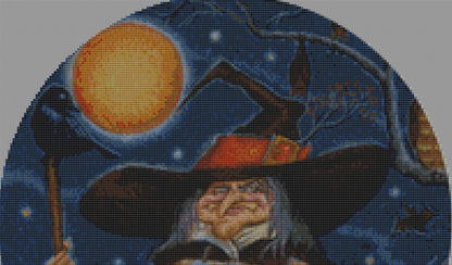 Ready for All Hallow's Eve (Round) cross stitch pattern by Joseph Holodook/Porterfields Fine Art Licensing