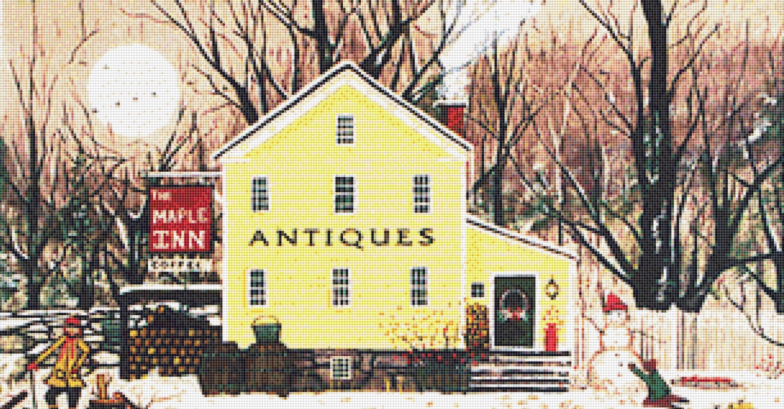 Vermont Maplers hr cross stitch pattern by Patrick Gauthier