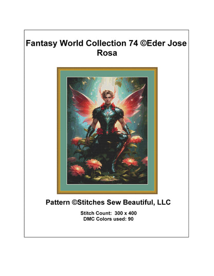 Fantasy World Collection 74 cross stitch pattern by Eder Jose Rosa