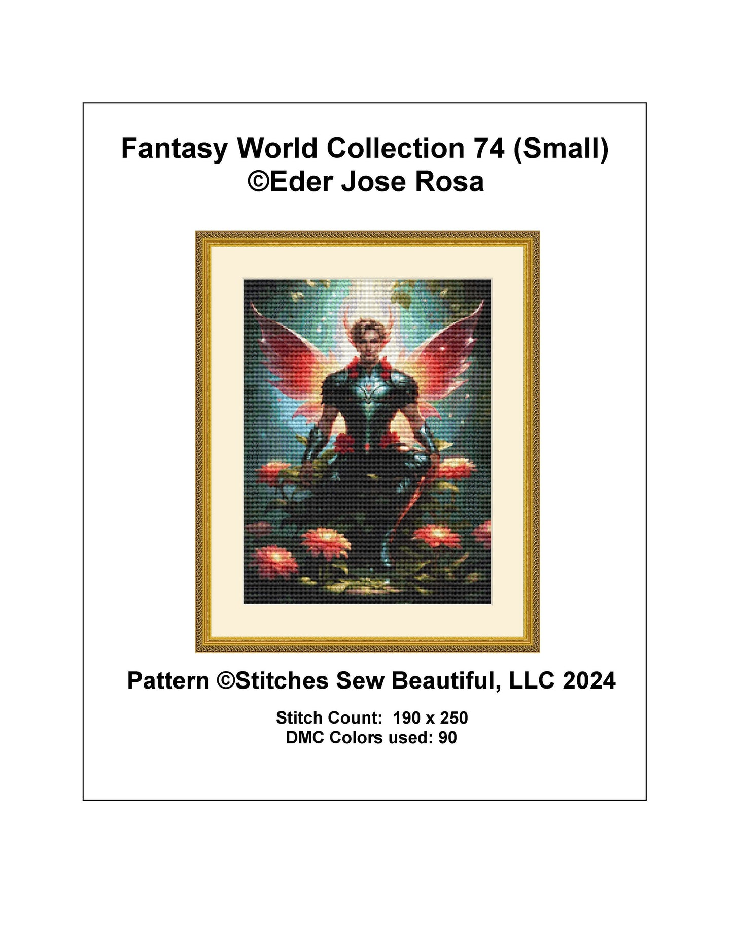 Fantasy World Collection 74 (Small) cross stitch pattern by Eder Jose Rosa