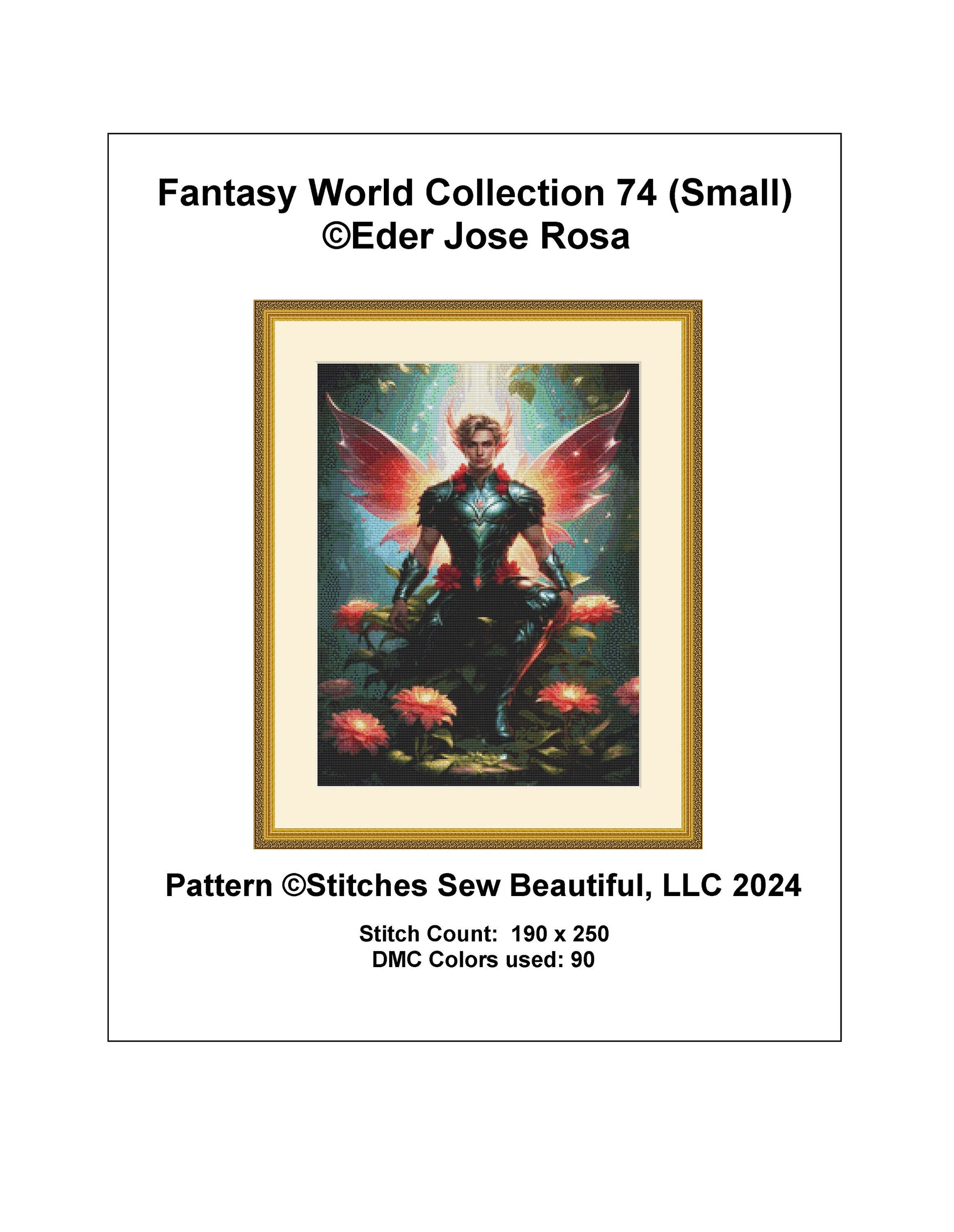 Fantasy World Collection 74 (Small) cross stitch pattern by Eder Jose Rosa