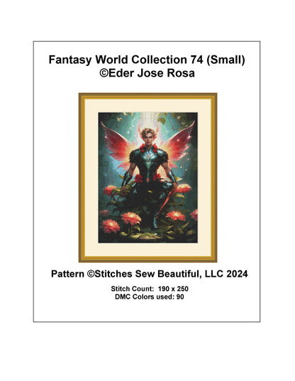 Fantasy World Collection 74 (Small) cross stitch pattern by Eder Jose Rosa