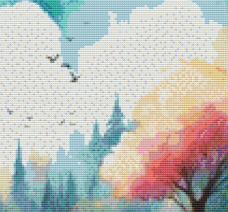 An Enchanted Place cross stitch pattern by Eder Jose Rosa