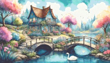An Enchanted Place cross stitch pattern by Eder Jose Rosa