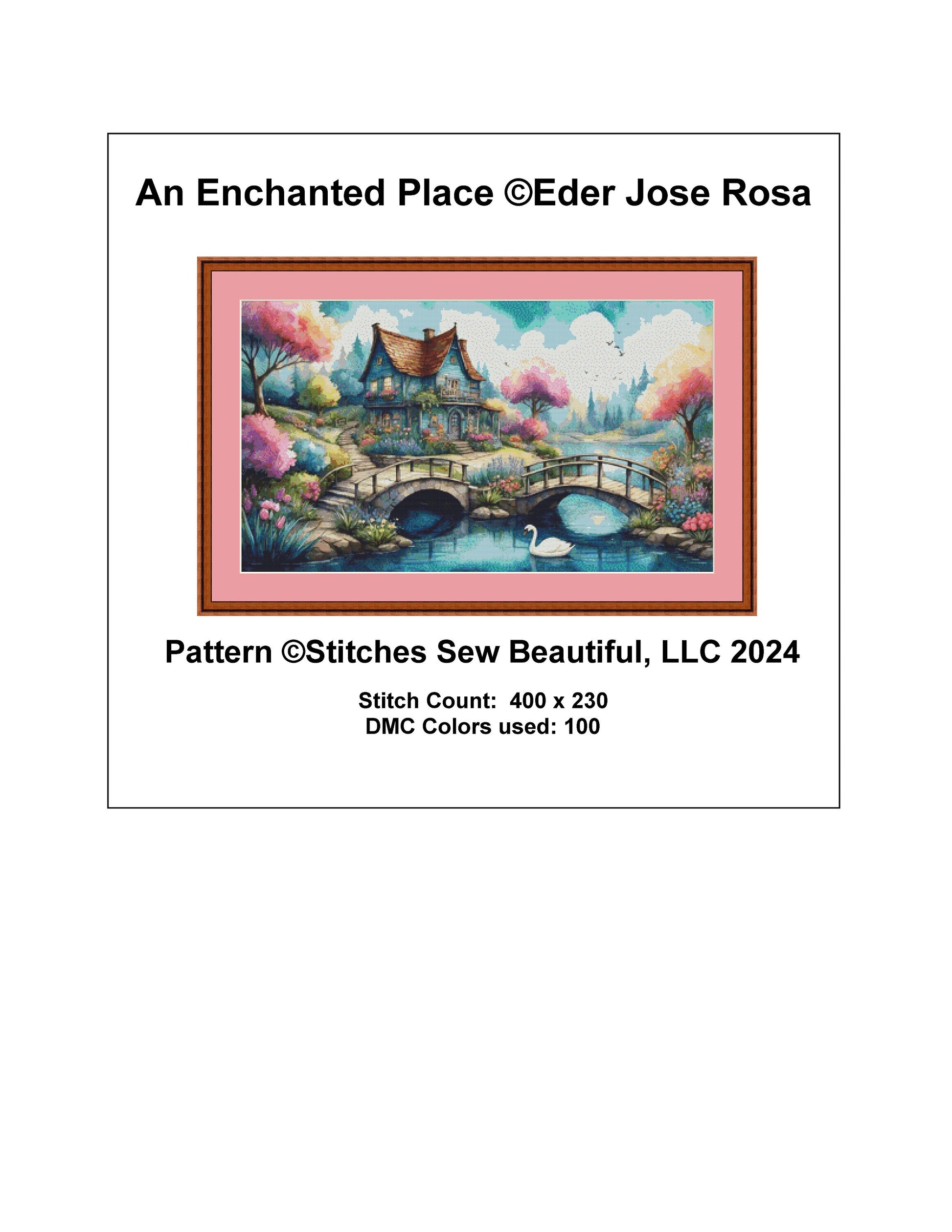 An Enchanted Place cross stitch pattern by Eder Jose Rosa