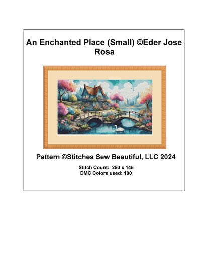 An Enchanted Place (Small) cross stitch pattern by Eder Jose Rosa