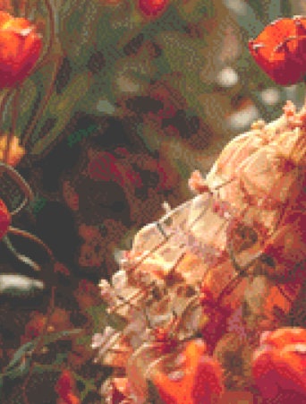 Woman in a Field of Flowers 8 cross stitch pattern by Eder Jose Rosa (Digital Format)