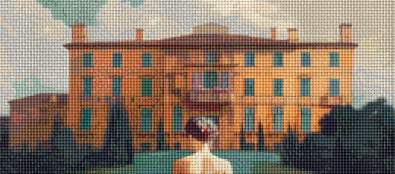 Woman in a Field of Flowers 10 cross stitch pattern by Eder Jose Rosa