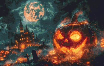 Its Halloween Night cross stitch pattern by Eder Jose Rosa