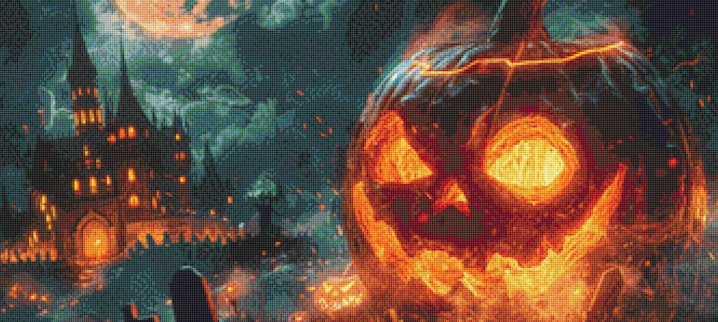 Its Halloween Night cross stitch pattern by Eder Jose Rosa