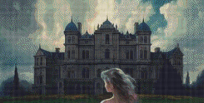 Woman in a Field of Flowers 18 (Max Colors) cross stitch pattern by Eder Jose Rosa