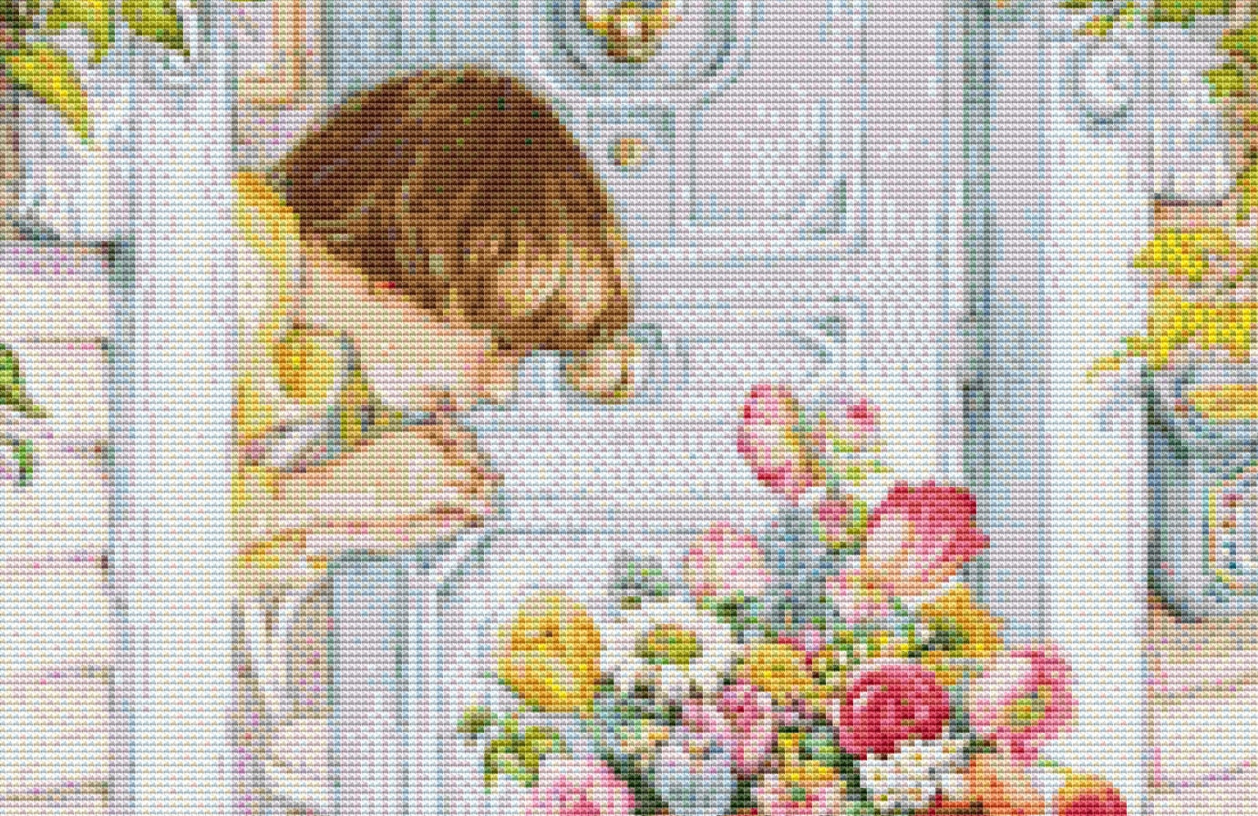Mothers Day Surprise (Small) cross stitch pattern by Lisi Martin/AB Pictura, Karlstad, Sweden