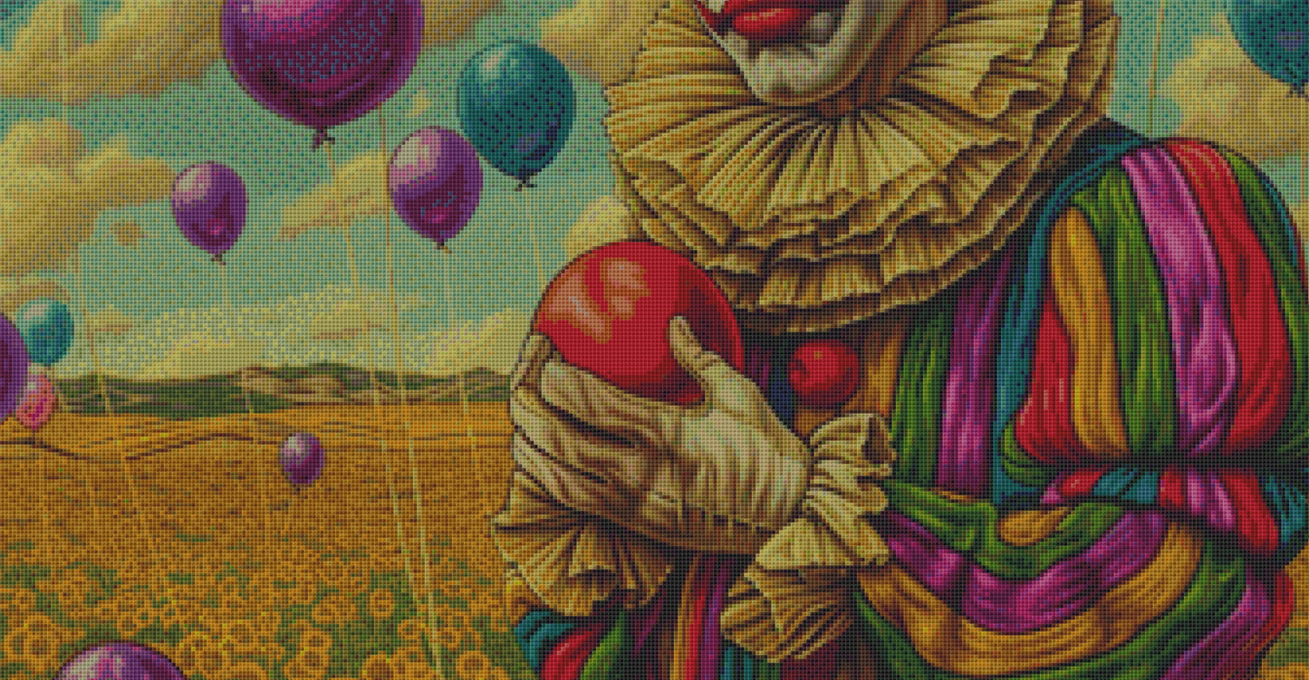 Yes I Do Use Balloons in My Act cross stitch pattern by The Art Revivalist