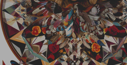 Kaleidoscope (Max Colors) cross stitch pattern by The Art Revivalist