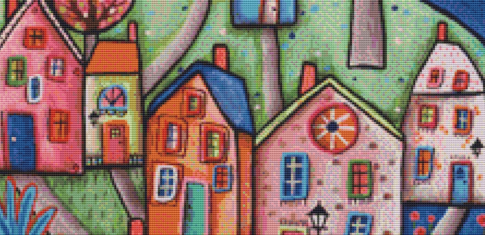 Delightful Evening counted cross stitch pattern by Karla Gerard