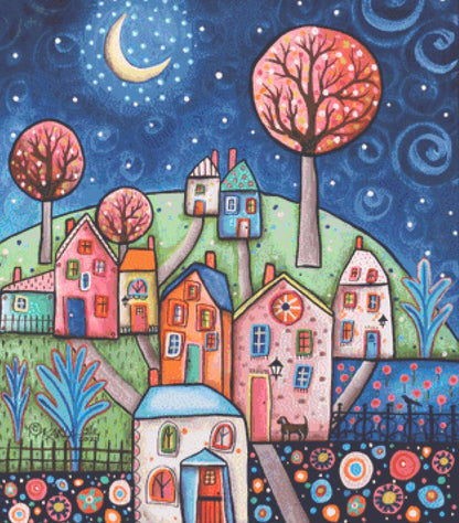 Delightful Evening (Max Colors) counted cross stitch pattern by Karla Gerard