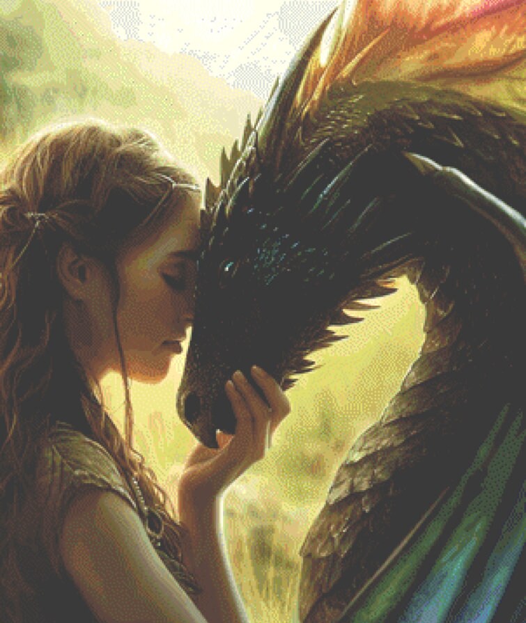 The Love We Share cross stitch pattern by Serr.Kai A Quill & Ink