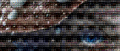 Wintery Mushroom Girl cross stitch pattern by Serr.Kai A Quill & Ink