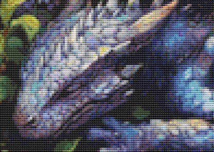 Lilac Dreams Dragon (Small) cross stitch pattern by Serr.Kai A Quill & Ink