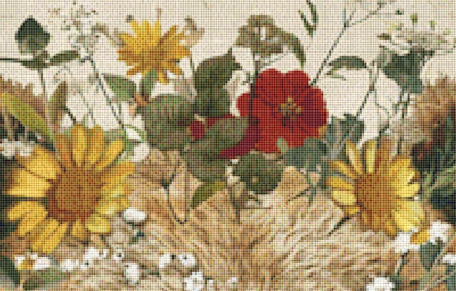 Spring Bear (Max Colors) cross stitch pattern by Serr.Kai A Quill & Ink