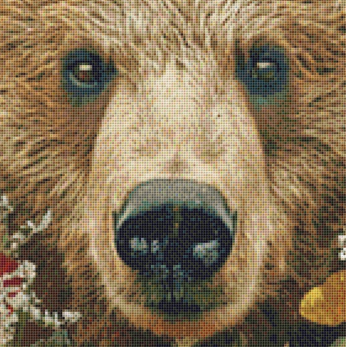 Spring Bear (Max Colors) cross stitch pattern by Serr.Kai A Quill & Ink