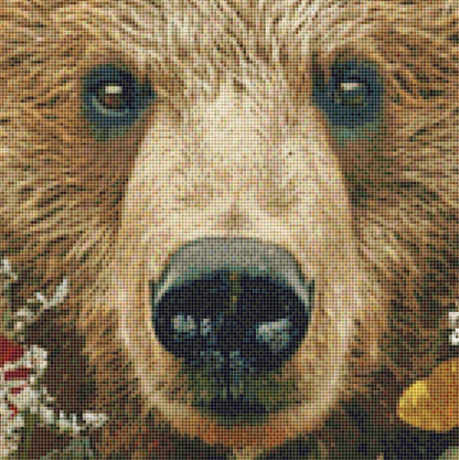 Spring Bear (Max Colors) cross stitch pattern by Serr.Kai A Quill & Ink