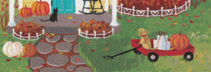 Butternut Bakery (Max Colors) cross stitch pattern by Kim Leo licensed by JMS Art Licensing