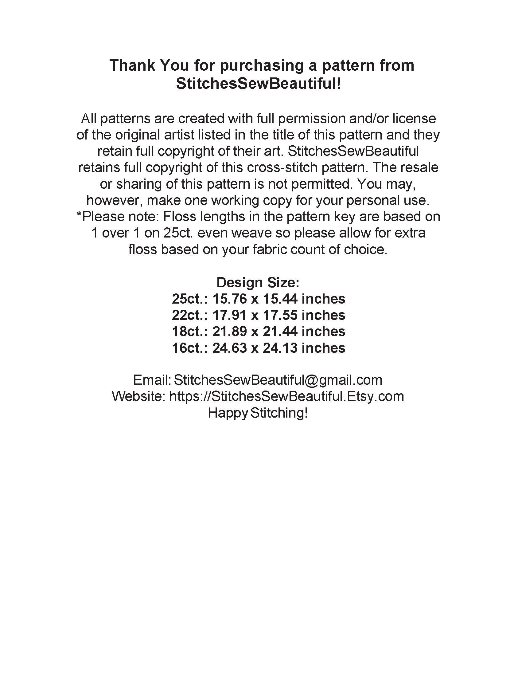 Heart of Artistry cross stitch pattern by World of Love Hearts/Adrian G. Eyre