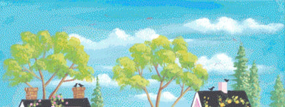 Everythings Coming up Roses (Max Colors) cross stitch pattern by Kim Leo licensed by JMS Art Licensing