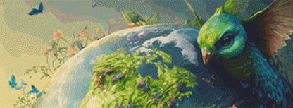 New Earth (Max Colors/Size) cross stitch pattern by FaiRYTaiLS