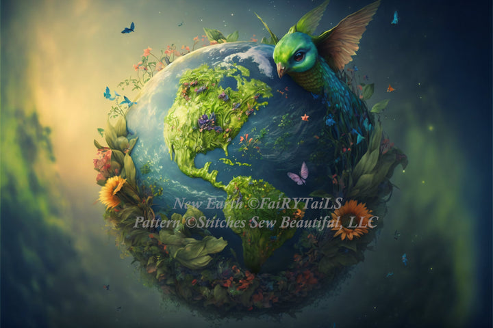 New Earth (Max Colors/Size) cross stitch pattern by FaiRYTaiLS