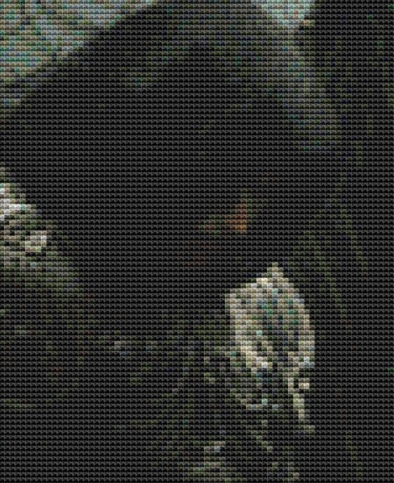 Dark Angel cross stitch pattern by The Art Revivalist