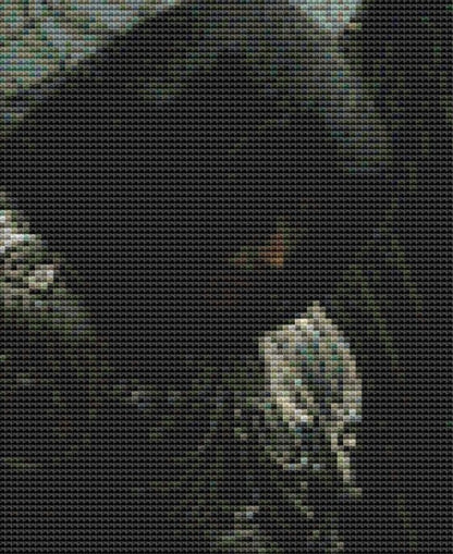 Dark Angel cross stitch pattern by The Art Revivalist