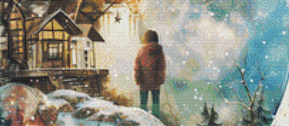 Glass Globe-Serenity cross stitch pattern by The Art Revivalist