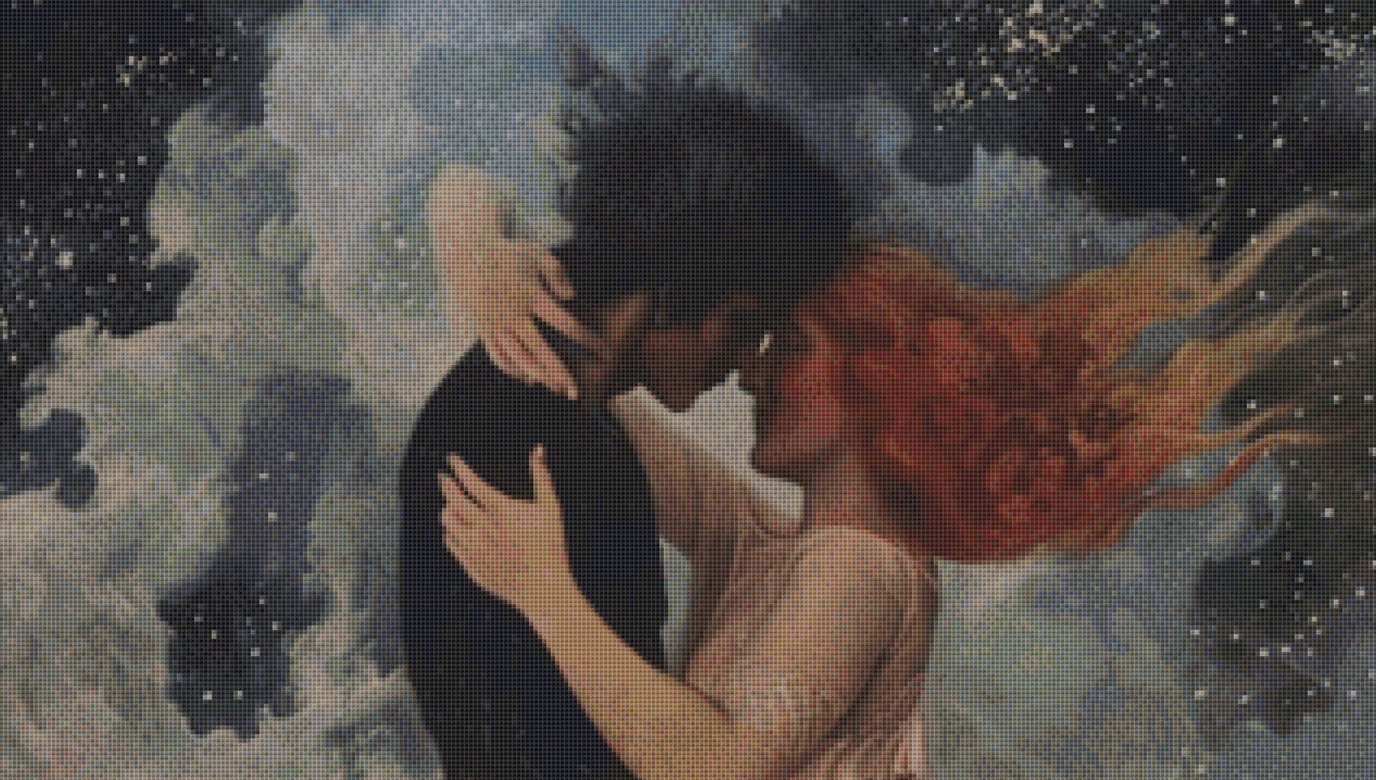 Celestial Romance cross stitch pattern by The Art Revivalist