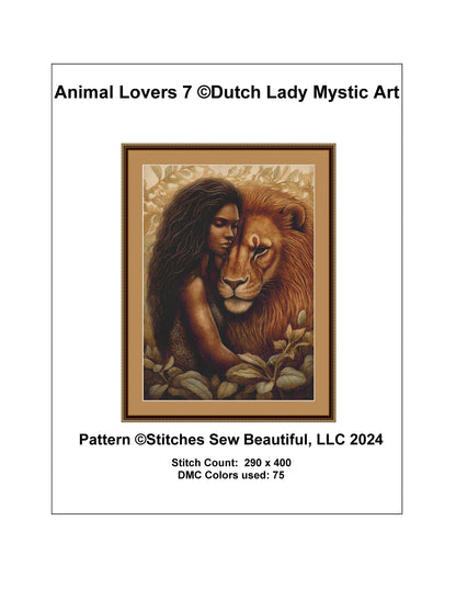 Animal Lovers 7 cross stitch pattern by DutchLadyMysticArt