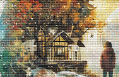 Glass Globe-Serenity (Max Colors) cross stitch pattern by The Art Revivalist