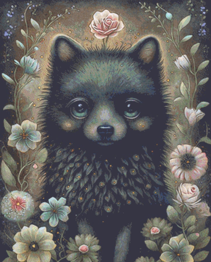 Cute Forest Animals 4 cross stitch pattern by DutchLadyMysticArt