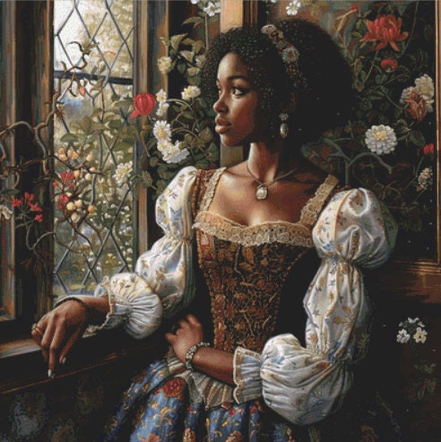 Deep Reflection (Max Colors) cross stitch pattern by The Art Revivalist