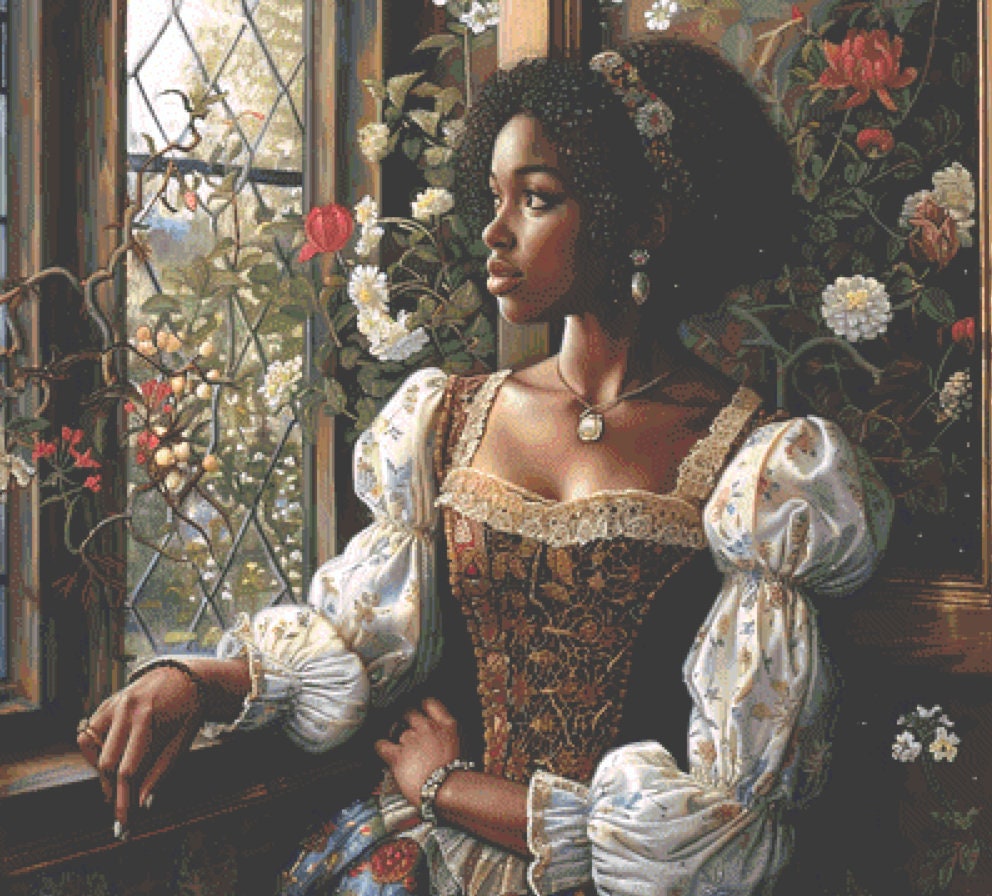 Deep Reflection (Max Colors) cross stitch pattern by The Art Revivalist