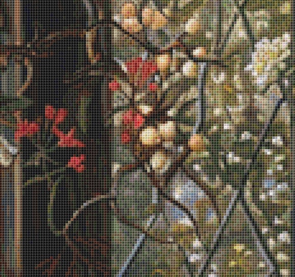 Deep Reflection (Max Colors) cross stitch pattern by The Art Revivalist